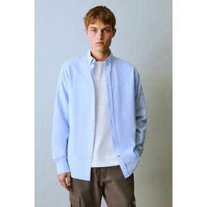 MANGO TEEN - Overhemd - Lichtblauw - Regular Fit - Lange Mouwen