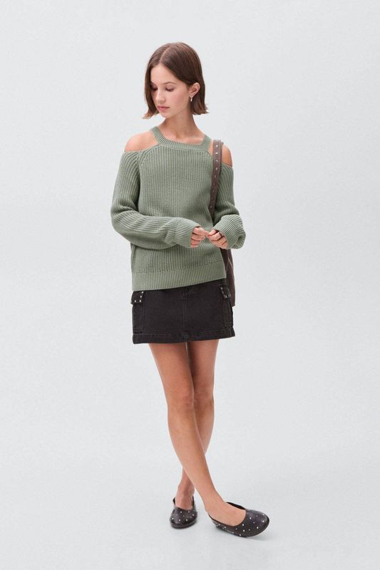 MANGO TEEN - Gebreide Trui - Groen