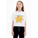 Mango - Kids - Jeans - Regular Fit - 100% Katoen - Hoge Paperbag Tailleband