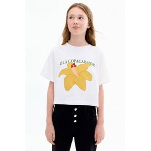 Mango - Kids - Jeans - Regular Fit - 100% Katoen - Hoge Paperbag Tailleband