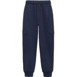 MANGO KIDS - Broek - Navy - Tapered - Sweatstof