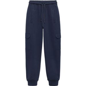 MANGO KIDS - Broek - Navy - Tapered - Sweatstof