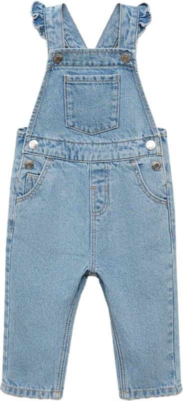 Mango Kids - Tuinbroek - 100% Katoen Denim