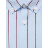 MANGO KIDS - CHROMA - Overhemd - Lichtblauw / Kersrood