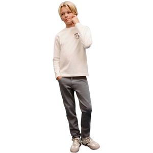 Mango - Kids - Regular Casual Broek - Met Vijf Broekzakken - Katoen