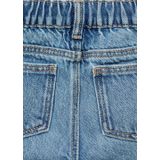 Mango Kids - Jeans - Loose Fit - Blauw - 100% Katoen