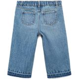 Mango - Kids - Jeans - Medium Blue - 100% Katoen, Loose Fit