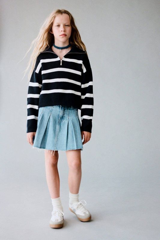 Mango Kids - Spijkerrok - Plooirok