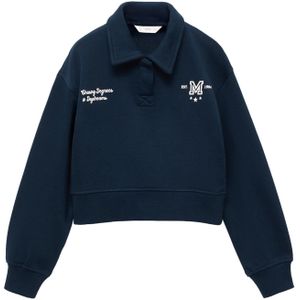 MANGO KIDS - TENISET - Sweatshirt - Navy / Wit