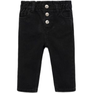 Mango - Jeans - Regular Fit - 100% Katoen - Paperbag Tailleband