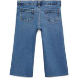 Mango - Wide Leg Jeans - Medium Blue Denim - Voor Meisjes