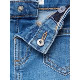 Jeans - Effen - Denim - Heavy Washed - Lang