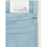 Mango Kids - Flared Jeans - Denim - Gerafelde Details - Regular Taille