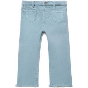 Mango Kids - Flared Jeans - Denim - Gerafelde Details - Regular Taille