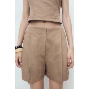 Mango - Chino Short - Beige - Regular Waist - Loose Fit