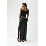 MANGO TEEN - Maxi Rok - Elastische Tailleband - Stretchkatoen