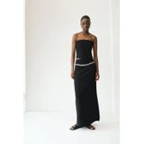 MANGO TEEN - Maxi Rok - Elastische Tailleband - Stretchkatoen