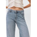 MANGO TEEN - Jeans - Wijde Pijp - Normale Taille - 100% Katoen