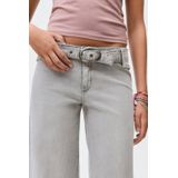 MANGO TEEN - Wide Leg Jeans - Grijs Denim