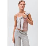 MANGO TEEN - Wide Leg Jeans - Grijs Denim