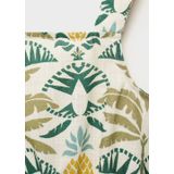 Mango Kids - Playsuit - Groen - Katoen