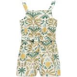 Mango Kids - Playsuit - Groen - Katoen