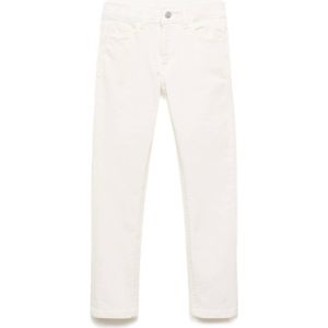 Mango Kids waist slim fit jeans wit
