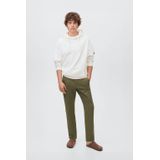 MANGO TEEN - Casual Broek - Kaki - Regular Fit