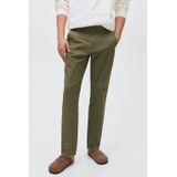 MANGO TEEN - Casual Broek - Kaki - Regular Fit