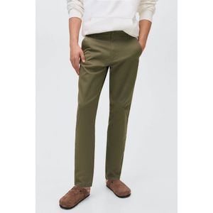 MANGO TEEN - Casual Broek - Kaki - Regular Fit