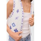 MANGO TEEN - Gilet - Wit - Mouwloos - Licht Gewatteerd - 100% Katoen