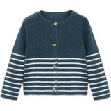 Mango - Kids Vest - Fijn Gebreid - Lange Mouwen - Ronde Hals