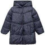 Mango Kids gewatteerde jas donkerblauw