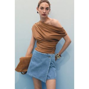 MANGO Rok  blauw denim