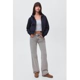 MANGO TEEN - Jeans - Rechte Pasvorm - Met Geborduurde Vlinders