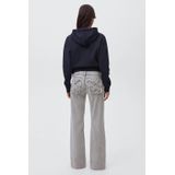 MANGO TEEN - Jeans - Rechte Pasvorm - Met Geborduurde Vlinders