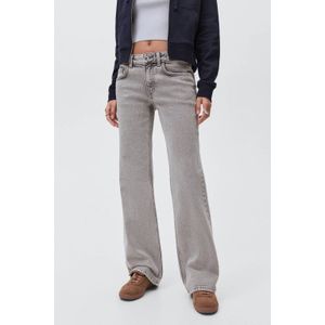 MANGO TEEN - Jeans - Rechte Pasvorm - Met Geborduurde Vlinders