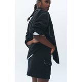 MANGO TEEN - Spijkerrok - Denim - Korte Rok - Met Studs en Cargozakken