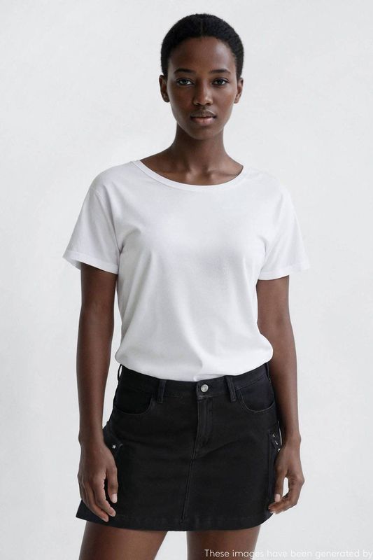 MANGO TEEN - Spijkerrok - Denim - Korte Rok - Met Studs en Cargozakken