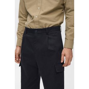 Mango Man - Cargobroek - Donkerblauw - Regular Fit - 100% Katoen