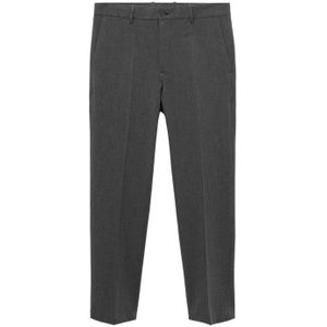 Mango Man slim pantalon grijs