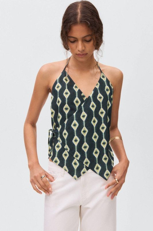 MANGO TEEN - Top - V-hals - 100% Viscose