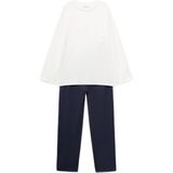 MANGO TEEN - Pyjamaset - Donkerblauw/Wit