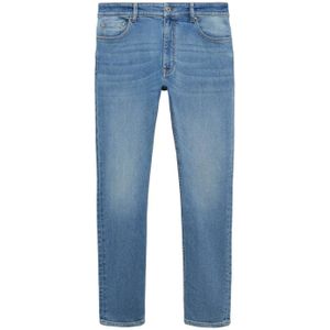 Mango Man skinny jeans changeant blauw