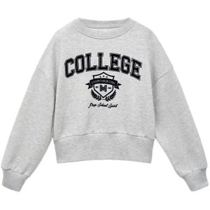 MANGO KIDS - CAMBRI - Sweatshirt - Grijs Gemêleerd/Zwart