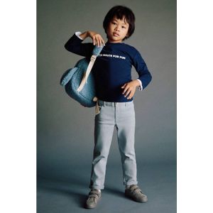 Mango Kids - Regular Fit - Casual Broek - Lichtblauw