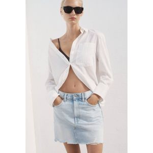 Mango - Denim Spijkerrok - Light Blue Denim