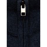 Mango Kids - Vest - Marine - Fijn Gebreid