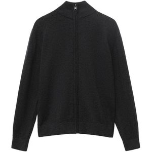 Mango Kids - Vest - Katoen - Met Ritssluiting - Lange Mouwen