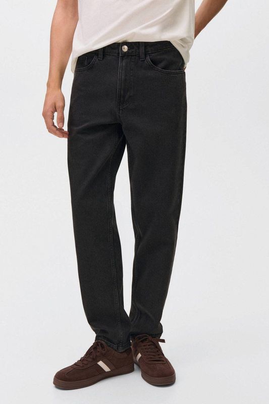 MANGO TEEN - Jeans - Donkergrijs - Regular Fit